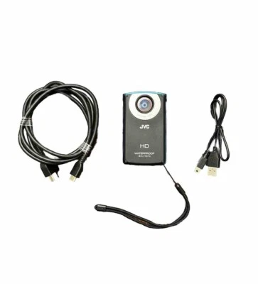 JVC Picsio GC-WP10AU High Def Camcorder Digital Camera Touchscreen & Waterproof  - Image 1 of 4