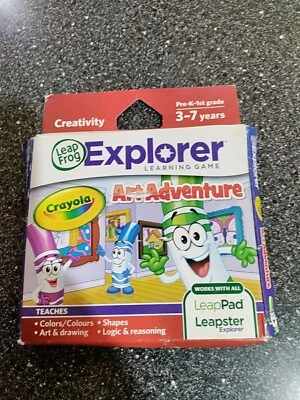 Leap Frog Leapster Explorer Learning Game Art Adventure  - Image 1 of 3