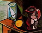 Pablo Picasso - verre et pichet, peinture à l'huile peinte à la main reproduction art mural