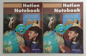 2 A Beka Nation Notebook Student Workbook NEW! Unused - Imagen 1 de 2