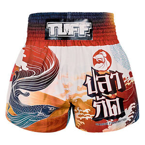TUFF Muay Thai Shorts Boxing Shorts MMA Kickboxing Training Gym Shorts M12