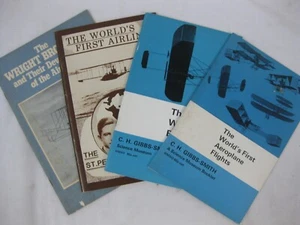 Wright Brothers / Early Flight 4 PB Museum book lot White, Gibbs-Smith .. G/VG - Imagen 1 de 11