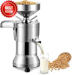 Commercial Soy Milk Maker 1100W Electric Tofu Grinder w/ Filter Separator 25KG/H - Picture 1 of 12