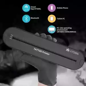 Tattoo Thermokopierer Gerät Wireless Thermodrucker Maschine Körper Kunst Handwerk Werkzeuge - Bild 1 von 9