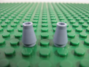 2x LEGO cono azul arena 1 x 1 sin ranura superior 7317 7103 4484 #4589 - Imagen 1 de 1