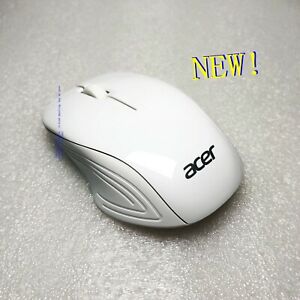 New original Acer wireless optical mouse MORFHPUO 1.5A~40mA milk white