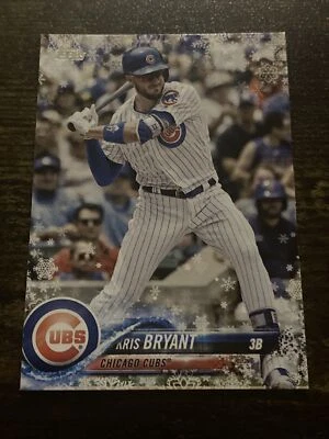 2018 Topps Holiday #HMW69 Kris Bryant Chicago Cubs L7408* - Image 1 of 2