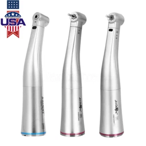 Dental 1:1/1:5 Increasing (LED) Electric Contra Angle Handpiece Fit Motor USA - Picture 1 of 31