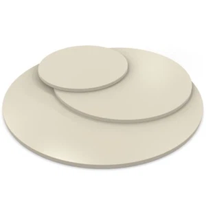 Tischplatte rund Kaschmirgrau Holz Platte Dekor Spanplatte Esstisch - Bild 1 von 6