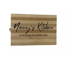Nanny Gifts Bamboo Chopping Board for Mum's & Mum-in-Law, Nan's Nanny's - Picture 1 of 4