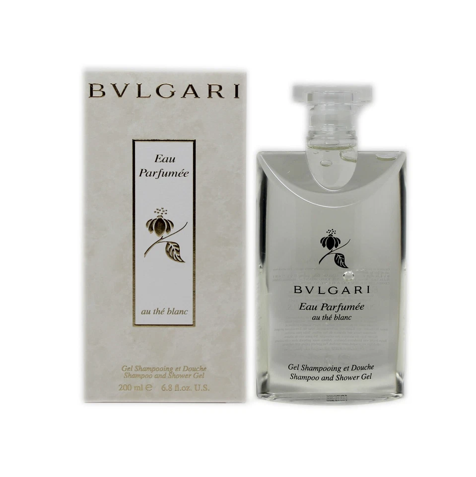 BVLGARI EAU PARFUMÈE AU THE BLANC SHAMPOO AND SHOWER GEL 200 ML/6.8 FL.OZ. NIB - Image 1 of 1