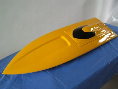 47" Gel Coat Epoxy Fiberglass / Carbon Fiber Deep Vee Mono Racing Speed RC Boat - Image 1 of 4
