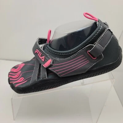 Fila Womens Skele-Toes Ez Black Running Shoes Size 10  - Image 1 of 4