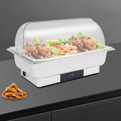 9L/9.51Qt Chafer Chafing Dish Buffet Set Stainless Steel Party Food Warmer 600W - Image 1 of 4