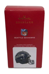 Seattle Seahawks Christmas Ornament Helmet W/Sound  2020 Hallmark New in box See - Picture 1 of 7