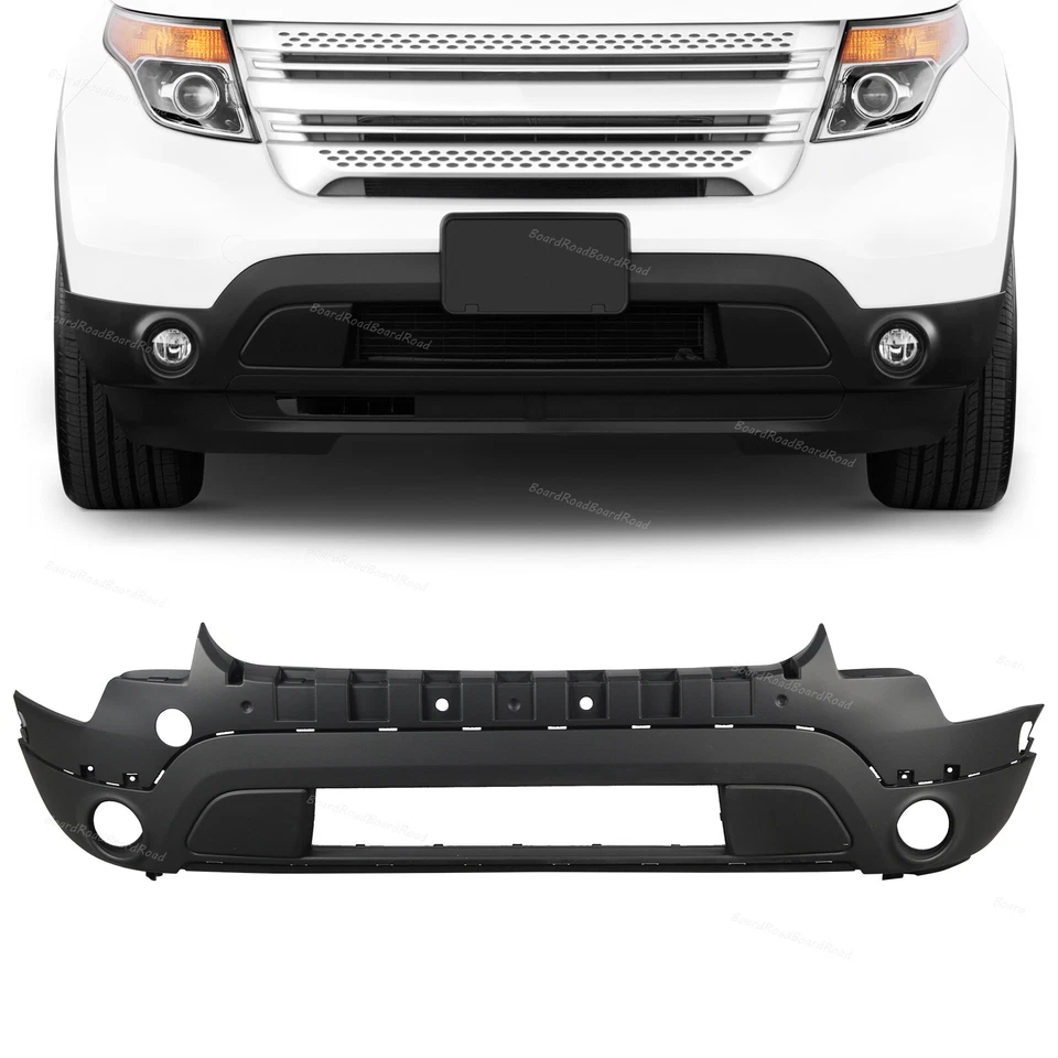 Front Lower Bumper Cover Fits 2011-15 Ford Explorer w/ Fog Light Hole FO1015112 Foto 1 de 4