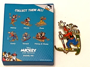 Disney`s Mickey & Friends Lounge Fly Skiing Mystery pin. Goofy. New/box - Picture 1 of 1