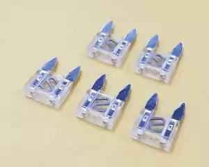 Philmore 64-6025 25A 32V ATM Mini Blade Automotive Fuses, Clear, 5 pack - Picture 1 of 1