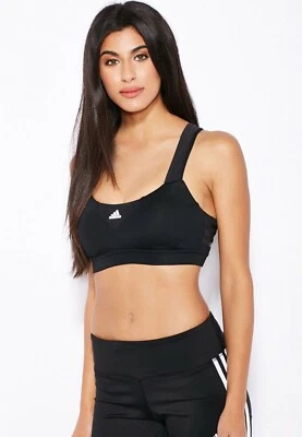 adidas GT Supernova Bra Women's Infinite Series Black Yoga Gym Training S90389 - Image 1 of 4