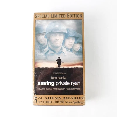 Saving Private Ryan VHS 2-Tape Set 1998 Limited Edition Sealed New - Image 1 of 4