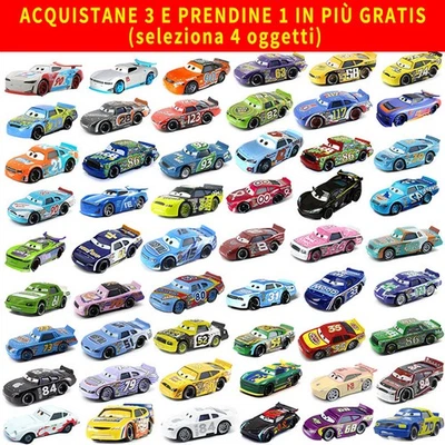 Nuovo Saetta McQueen Disney Pixar Cars 1:55 modellino pressofuso auto giocattolo - Immagine 1 di 4