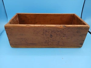 Molde de mantequilla de madera primitiva vintage / caja de pan - decoración artesanal de granjas  - Imagen 1 de 9