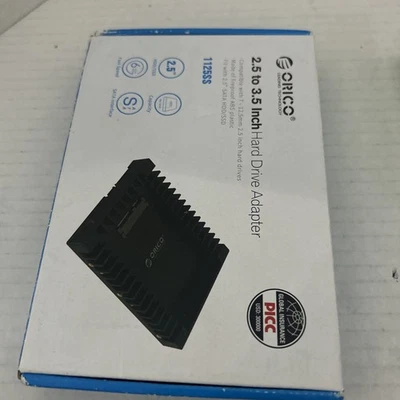2.5 SSD SATA to 3.5 Hard Drive Adapter Internal Drive Bay Converter Mounting - Image 1 of 2