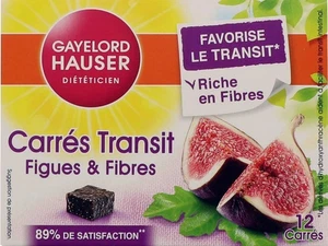 Gayelord HAUSER 12 Carrés Transit Figue Et Fibre favorise le transit. - Imagen 1 de 1