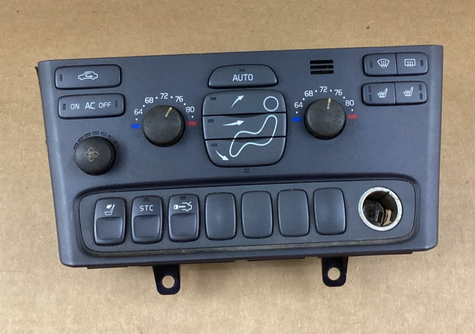 Interruptor de control de temperatura del calentador de aire acondicionado Volvo S80 1999-2000 OEM Foto 1 de 4