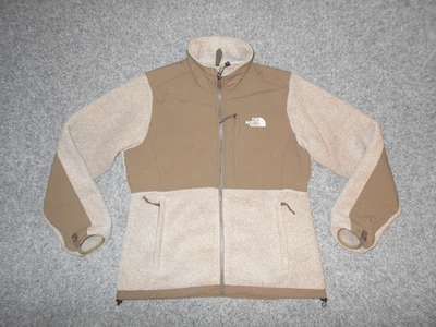 THE NORTH FACE VTG DENALI BROWN & TAN WOMENS MEDIUM FLEECE JACKET             K3 - Image 1 of 4