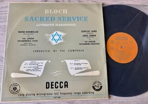 DECCA LXT 2516 BLOCH SACRED SERVICE (AVODATH HAKODESH) LP (1956) EX MONO ENGLAND - Picture 1 of 2