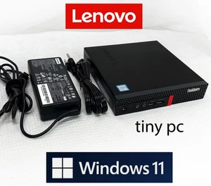 Lenovo ThinkCentre M910x Tiny i5-7500- 16GB Ram- 256GB NVME- WIN 11 PRO- Mini PC - Picture 1 of 7