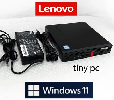 Lenovo ThinkCentre M910x Tiny i5-7500- 16GB Ram- 256GB NVME- WIN 11 PRO- Desktop - Image 1 of 4