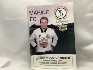 Marine v Boston United Northern Premier League August 1993 - Picture 1 of 1