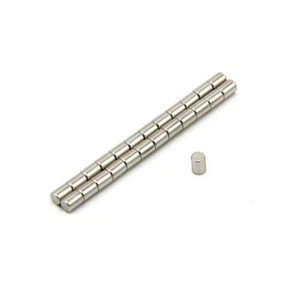 diámetro 3mm x 4mm grosor imán de neodimio N42 - 0,35 kg tiro (paquete de 20) - Imagen 1 de 1