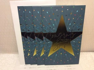 RSVP GRADUATION MONEY HOLDER GREETING CARDS New w/Envelope LOT 4 "You're Star" - Picture 1 of 2