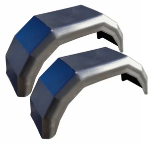 TRAILER MUDGUARDS FOR 10" WHEELS GOOD QUALITY - Picture 1 of 3