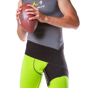 Hip Support Groin Brace - Hamstring Compression Wrap Sciatica Pain Relief Brace - Picture 1 of 7