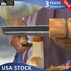 Reposaherramientas de torno de barra redonda de 12 pulgadas para torneado de madera de 5/8" x 3" vástago de acero cromado - Imagen 1 de 20
