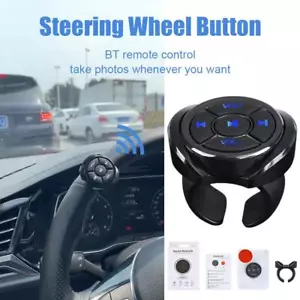 New Bike Car Steering Wheel Bluetooth Media Music Remote Control Button  Hot✨a - Picture 1 of 12