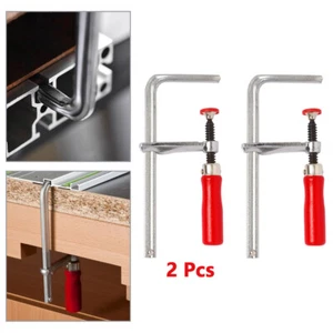 2x Schraubzwinge Führungsschienen, Schraubzwingen für Makita Festool Schienen - Bild 1 von 12