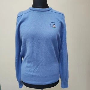 Jersey Balmoral 100% Lana de Cordero Azul Golf Reino Unido 40" Rebanada Niñas Hecho Escocia Lana - Imagen 1 de 17