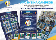 SEALED Copa America 2021 PANINI Poster Album 36 Stickers Messi LIMITED EDITION