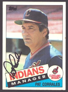 PAT CORRALES 1985 Topps #119 AUTOGRAPH INDIANS Auto Signed Phillies d.2023 - Picture 1 of 1