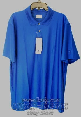 New Men's Champions Tour PGA Golf Polo Shirt Athletic Blue XL  - Image 1 of 2