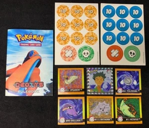 Pokemon Mixed Lot - 2003 Damage Counter - 6 Artbook Cards - Deoxys Rulebook - Picture 1 of 8