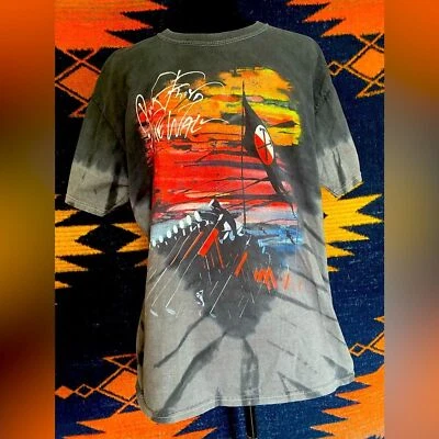 Vintage 1990’s Pink Floyd The Wall Tie dyed Band Tee! Size Large. hippie boho - Image 1 of 4