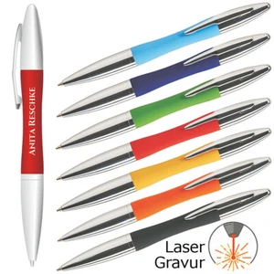 1 Metall Kugelschreiber JOA mit individuelle Wunsch Laser Gravur 7 Farben TOP - Bild 1 von 8