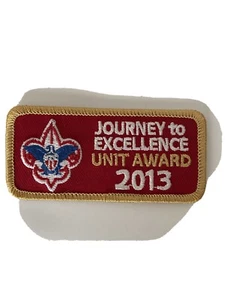 Boy Cub Scouts Journey To Excellence Unit Award 2013 Patch Emblem Badge NEW - Picture 1 of 4