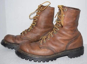 De Colección Bota Deportiva Setter Irlandesa Ala Roja Caza Cuero Engrasado Botas de Trabajo Talla 9.5 - Imagen 1 de 6